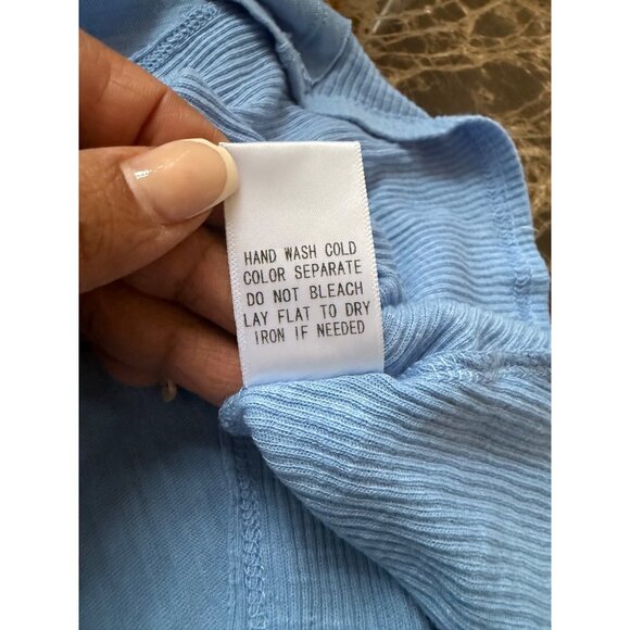 Altard State Women’s Blue Long Sleeve Babydoll Tunic Top Size XS - Picture 9 of 10